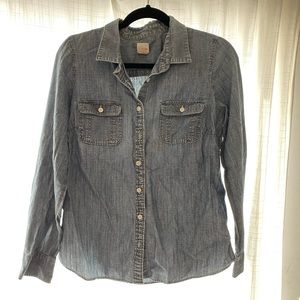 J.Crew Denim Button Down Shirt - size M